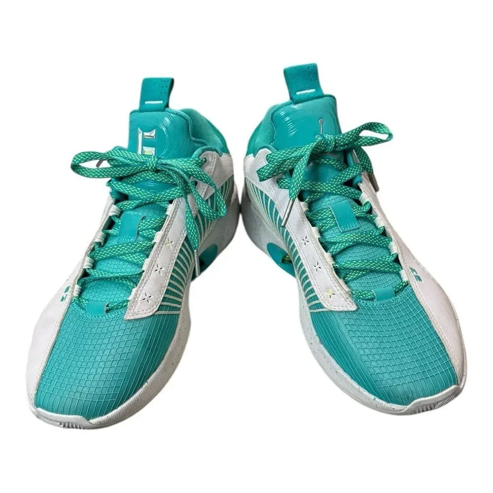 Nike Air Jordan Guo Ailun X Jordan 35 Low PF Jade DJ2994-100 Men's Sneakers 10